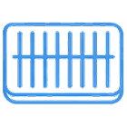 Dual Large Plate (13 in x 9.6 in / 33 cm x 24 cm) High-Heat Grilling Technology (Max: 250°C/482°F)