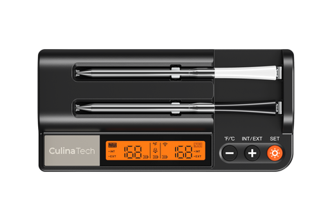 wireless-meat-thermometer with 2 probe